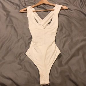 Lulus white bodysuit